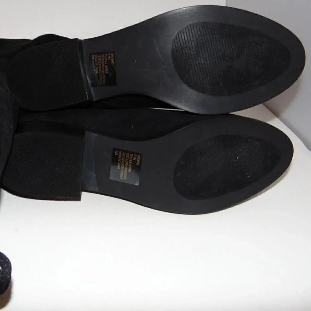 Steve‎ Madden Black Orlene Over The Knee Boots